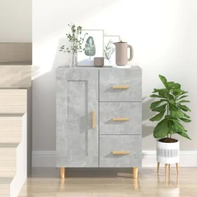 Sperrholz Sideboard Beton grau 69,5x34x90 cm von vidaXL, Sideboards - Ref: Foro24-812226, Preis: 93,79 €, Rabatt: %