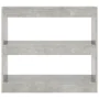 Concrete gray shelving/space divider 80x30x72 cm by vidaXL, Bookcases and shelves - Ref: Foro24-811695, Price: 52,49 €, Disco...