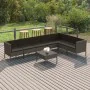 Satz Gartenmöbel 8 Stück und Kissen synthetischen Rattan grau von vidaXL, Gartensets - Ref: Foro24-3094430, Preis: 687,18 €, ...