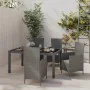 5-piece garden dining set and gray synthetic rattan cushions by vidaXL, Garden sets - Ref: Foro24-3094881, Price: 414,98 €, D...