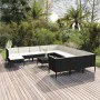 13-piece garden furniture set with black synthetic rattan cushions by vidaXL, Garden sets - Ref: Foro24-3094528, Price: 1,00 ...