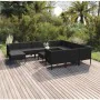 Garden furniture set 12 pieces and black synthetic rattan cushions by vidaXL, Garden sets - Ref: Foro24-3094513, Price: 904,4...