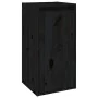 Wall cabinets 2 units solid black pine wood 30x30x60 cm by vidaXL, Shelves and shelves - Ref: Foro24-813494, Price: 84,70 €, ...