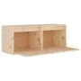 Wall cabinets 2 pcs solid pine wood 45x30x35 cm by vidaXL, Shelves and shelves - Ref: Foro24-813436, Price: 63,83 €, Discount: %