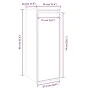 Wall cabinet 2 pcs honey brown pine wood 30x30x80 cm by vidaXL, Shelves and shelves - Ref: Foro24-813502, Price: 74,49 €, Dis...