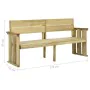 Gartenbank aus imprägniertem Kiefernholz, 172 cm von vidaXL, Gartenbänke - Ref: Foro24-318408, Preis: 73,70 €, Rabatt: %