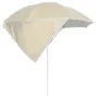 Beach umbrella with sand-colored side walls 215 cm by vidaXL, Umbrellas - Ref: Foro24-318836, Price: 34,06 €, Discount: %