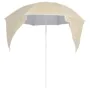 Beach umbrella with sand-colored side walls 215 cm by vidaXL, Umbrellas - Ref: Foro24-318836, Price: 34,06 €, Discount: %