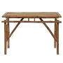 Folding bamboo garden table 115x50x75 cm by vidaXL, Garden tables - Ref: Foro24-341745, Price: 102,00 €, Discount: %