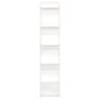 White solid wood shelf/space divider 60x35x160 cm by vidaXL, Bookcases and shelves - Ref: Foro24-813890, Price: 64,66 €, Disc...