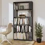 Gray pine wood shelving/space divider 80x25x163.5 cm by vidaXL, Bookcases and shelves - Ref: Foro24-814066, Price: 84,53 €, D...