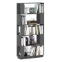 Gray pine wood shelving/space divider 80x25x163.5 cm by vidaXL, Bookcases and shelves - Ref: Foro24-814066, Price: 84,53 €, D...