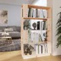 Solid pine wood shelf/space divider 80x25x132 cm by vidaXL, Bookcases and shelves - Ref: Foro24-814059, Price: 82,04 €, Disco...