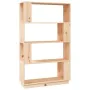 Solid pine wood shelf/space divider 80x25x132 cm by vidaXL, Bookcases and shelves - Ref: Foro24-814059, Price: 82,04 €, Disco...