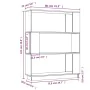 Solid pine wood shelf/space divider 80x25x101 cm by vidaXL, Bookcases and shelves - Ref: Foro24-814054, Price: 39,55 €, Disco...