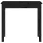 Solid black pine wood console table 80x40x75 cm by vidaXL, Side tables - Ref: Foro24-814248, Price: 99,47 €, Discount: %