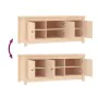 Mueble zapatero de madera maciza de pino 110x38x45,5 cm de vidaXL, Zapateros y organizadores de calzado - Ref: Foro24-814599,...