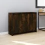 Aparador de madera de ingeniería roble ahumado 102x33x75 cm de vidaXL, Aparadores - Ref: Foro24-813014, Precio: 68,50 €, Desc...