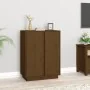 Solid pine wood sideboard in honey brown color, 60x35x80 cm by vidaXL, Sideboards - Ref: Foro24-814492, Price: 67,92 €, Disco...