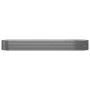 Steel powder-coated gray planter bed 584x140x68 cm by vidaXL, Pots and planters - Ref: Foro24-319119, Price: 225,19 €, Discou...