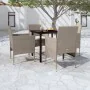 5-piece garden dining set with beige and black cushions by vidaXL, Garden sets - Ref: Foro24-3099294, Price: 312,28 €, Discou...