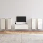 TV furniture set, 5 pieces made of solid white pine wood by vidaXL, TV Furniture - Ref: Foro24-3100215, Price: 233,37 €, Disc...