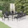 Garten-Essgruppe 9-teilig schwarz von vidaXL, Gartensets - Ref: Foro24-3099382, Preis: 644,98 €, Rabatt: %