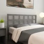 Solid gray pine wood bed headboard 165.5x4x100 cm by vidaXL, Headboards and footboards - Ref: Foro24-817902, Price: 48,63 €, ...