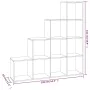 Black plywood ladder-shaped shelf 142 cm by vidaXL, Bookcases and shelves - Ref: Foro24-342597, Price: 137,34 €, Discount: %