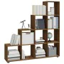 Brown oak plywood ladder-shaped shelf by vidaXL, Bookcases and shelves - Ref: Foro24-342602, Price: 140,65 €, Discount: %