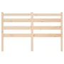 Solid pine wood bed headboard 186x4x100 cm by vidaXL, Headboards and footboards - Ref: Foro24-818435, Price: 41,08 €, Discoun...