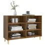 Oak brown engineered wood sideboard 103.5x35x70 cm by vidaXL, Sideboards - Ref: Foro24-813184, Price: 73,33 €, Discount: %