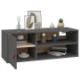 Solid pine wood wall cabinet 80x30x30 cm by vidaXL, Shelves and shelves - Ref: Foro24-818389, Price: 63,61 €, Discount: %