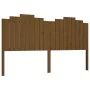 Honey brown solid pine wood bed headboard 186x4x110 cm by vidaXL, Headboards and footboards - Ref: Foro24-818488, Price: 88,7...