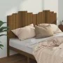 Honey brown solid pine wood bed headboard 186x4x110 cm by vidaXL, Headboards and footboards - Ref: Foro24-818488, Price: 88,7...