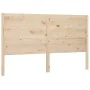 Solid pine wood headboard 206x4x100 cm by vidaXL, Headboards and footboards - Ref: Foro24-818740, Price: 88,21 €, Discount: %