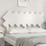 Solid white pine wood bed headboard 151.5x3x81 cm by vidaXL, Headboards and footboards - Ref: Foro24-819226, Price: 46,21 €, ...