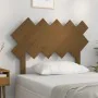 Honey brown solid pine wood bed headboard 104x3x80.5cm by vidaXL, Headboards and footboards - Ref: Foro24-819208, Price: 33,8...