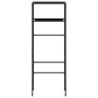 2-tier shelf above black iron toilet 53.5x28x143 cm by vidaXL, Towel racks - Ref: Foro24-343133, Price: 20,30 €, Discount: %