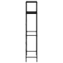 2-tier shelf above black iron toilet 53.5x28x143 cm by vidaXL, Towel racks - Ref: Foro24-343133, Price: 20,30 €, Discount: %