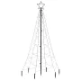 Christmas tree with spike 200 colorful LEDs 180 cm by vidaXL, Christmas trees - Ref: Foro24-343568, Price: 72,13 €, Discount: %