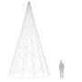 Christmas tree on flagpole 3000 warm white LEDs 800 cm by vidaXL, Christmas lights - Ref: Foro24-343546, Price: 273,64 €, Dis...