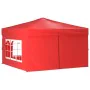 Faltbares Partyzelt mit Seitenwänden rot 3x3 m von vidaXL, Zelte und Pavillons - Ref: Foro24-93527, Preis: 145,64 €, Rabatt: %