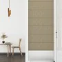 Wall panels 12 pcs cappuccino synthetic leather 90x30 cm 3.24 m² by vidaXL, Wall covering - Ref: Foro24-344006, Price: 73,46 ...