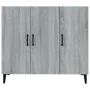 Sonoma gray engineered wood sideboard 90x34x80 cm by vidaXL, Sideboards - Ref: Foro24-817463, Price: 93,10 €, Discount: %