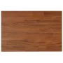 Solid dark brown treated wood bathroom countertop 60x40x1.5 cm by vidaXL, Countertops - Ref: Foro24-343026, Price: 35,30 €, D...