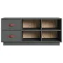 Shoe bench solid gray pine wood 100x34x45 cm by vidaXL, Shoe racks and shoe organizers - Ref: Foro24-820179, Price: 76,36 €, ...