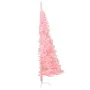 Half artificial Christmas tree with pink PVC support 240 cm by vidaXL, Christmas trees - Ref: Foro24-344674, Price: 44,50 €, ...