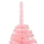 Halbkünstlicher Weihnachtsbaum mit rosa PVC-Stütze 240 cm von vidaXL, Weihnachtsbäume - Ref: Foro24-344674, Preis: 44,50 €, R...