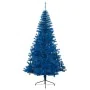 Halbkünstlicher Weihnachtsbaum mit blauem PVC-Träger, 210 cm von vidaXL, Weihnachtsbäume - Ref: Foro24-344683, Preis: 30,26 €...